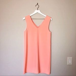 NWT Peach Everly V Neck Dress
